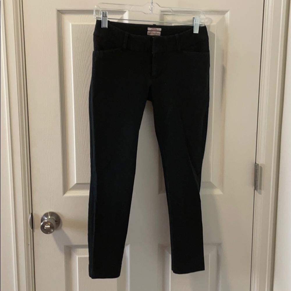 Black Work Crop Pants